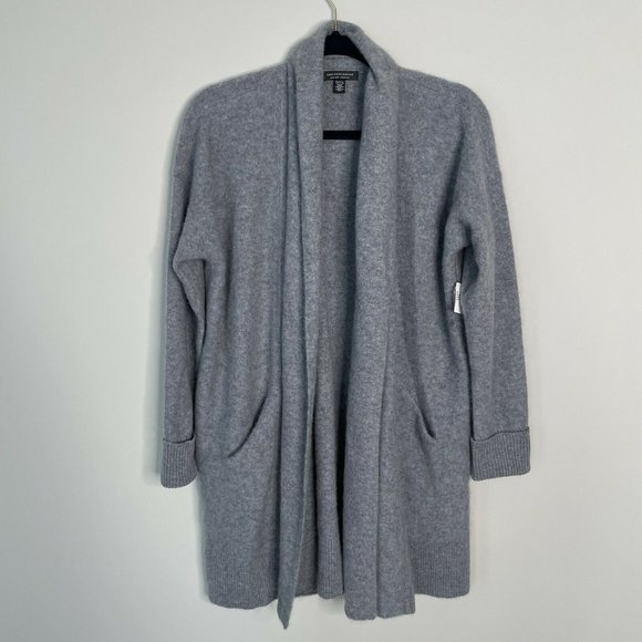 Saks Fifth Avenue Open-Front Cashmere Cardigan - Picture 3 of 9